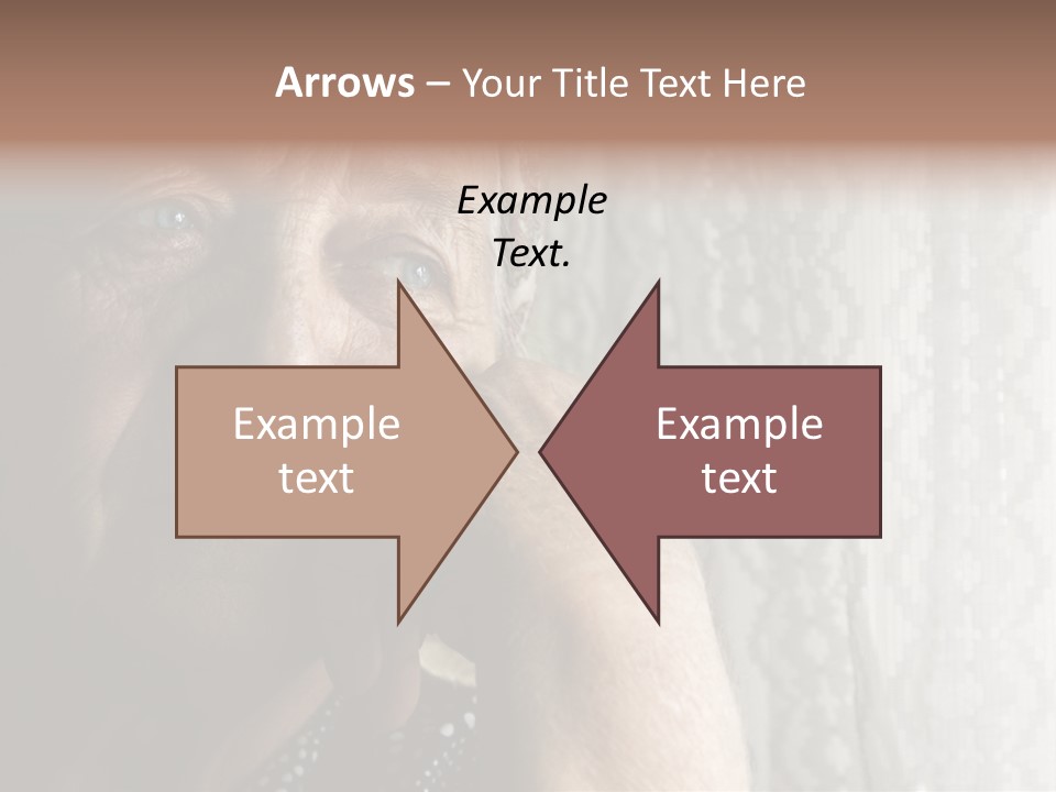 Elder Window Alone PowerPoint Template