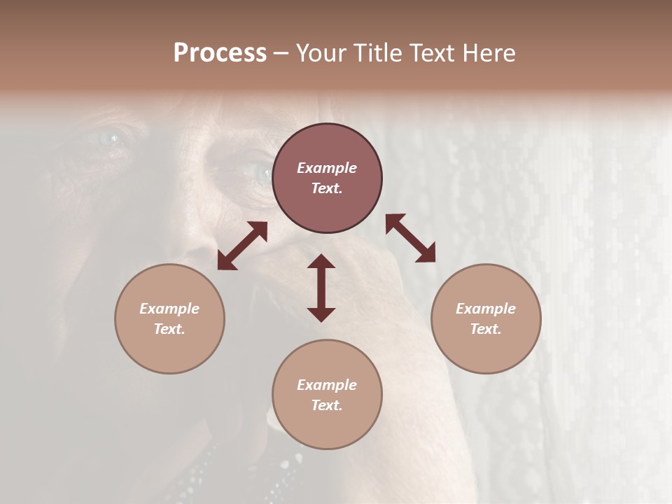 Elder Window Alone PowerPoint Template