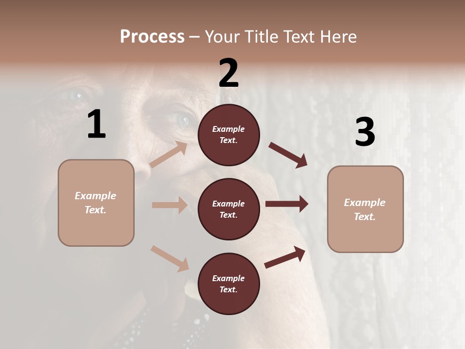Elder Window Alone PowerPoint Template