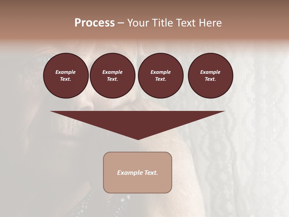 Elder Window Alone PowerPoint Template