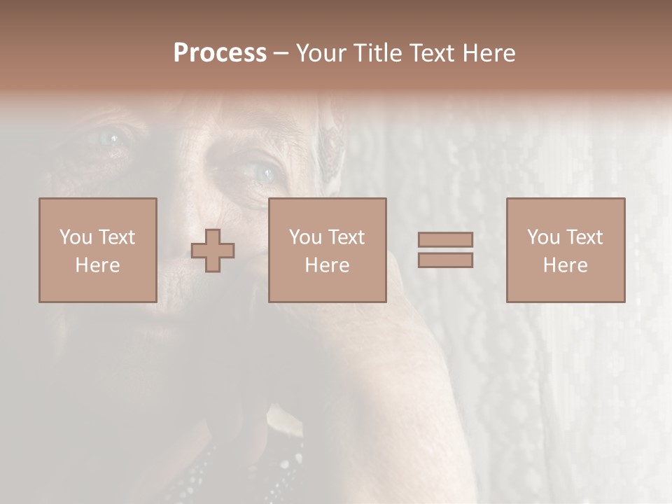 Elder Window Alone PowerPoint Template
