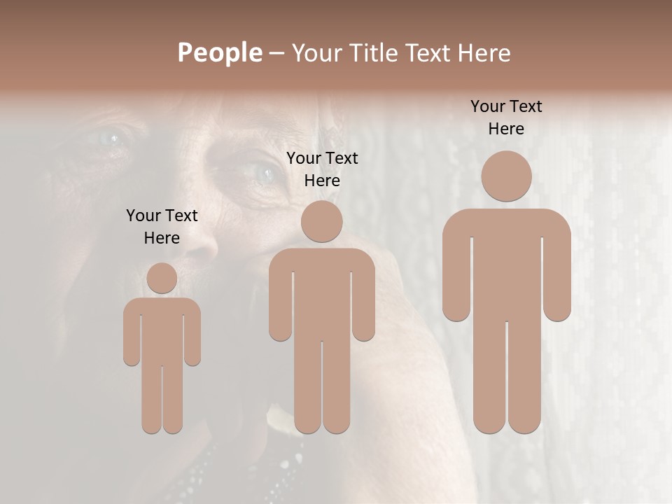 Elder Window Alone PowerPoint Template
