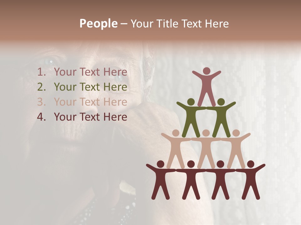 Elder Window Alone PowerPoint Template