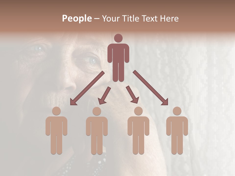 Elder Window Alone PowerPoint Template