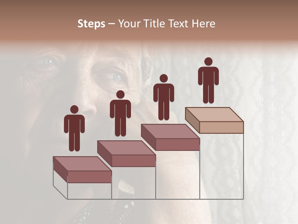 Elder Window Alone PowerPoint Template
