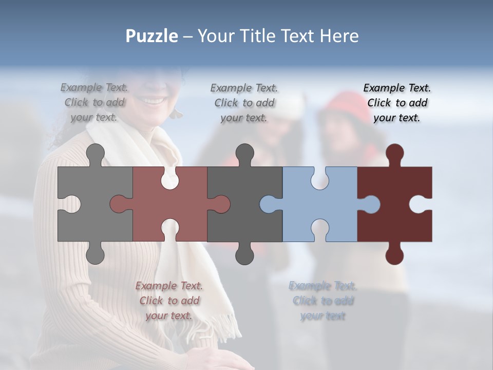 Sisterhood Daughters White PowerPoint Template