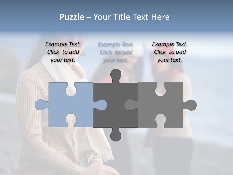 Sisterhood Daughters White PowerPoint Template