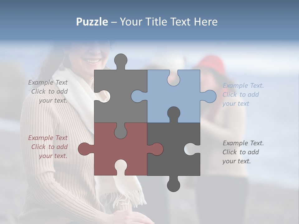 Sisterhood Daughters White PowerPoint Template