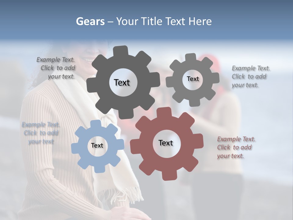 Sisterhood Daughters White PowerPoint Template