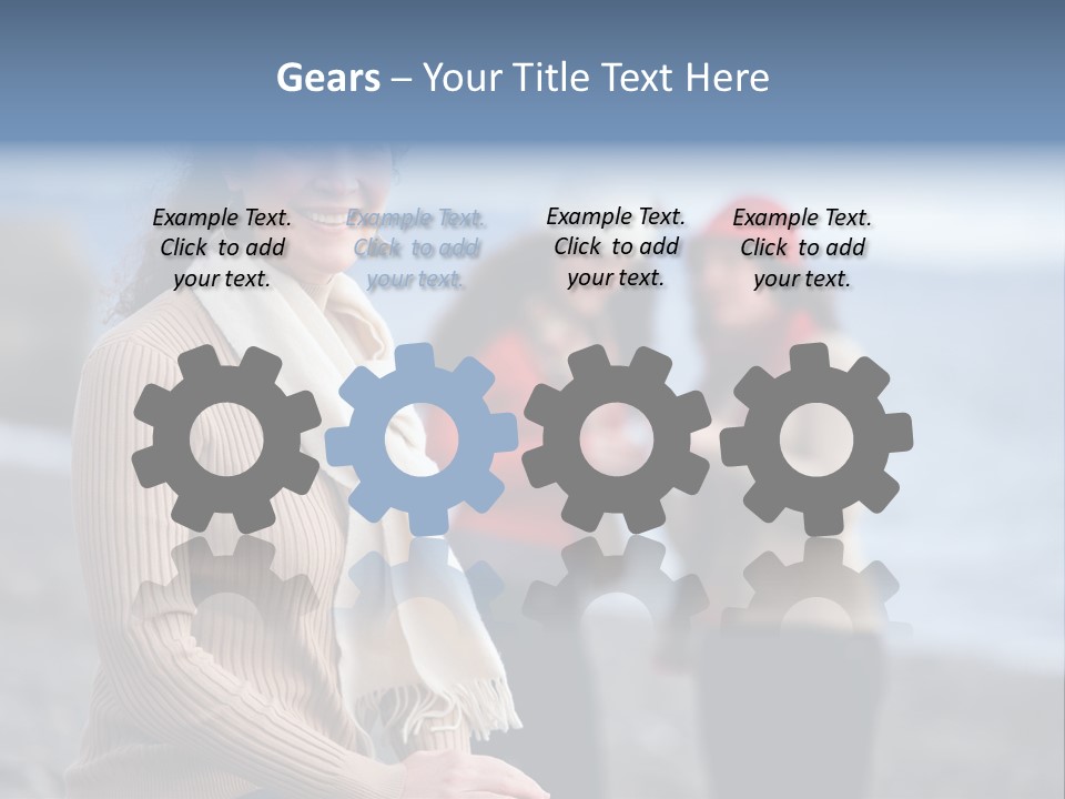 Sisterhood Daughters White PowerPoint Template