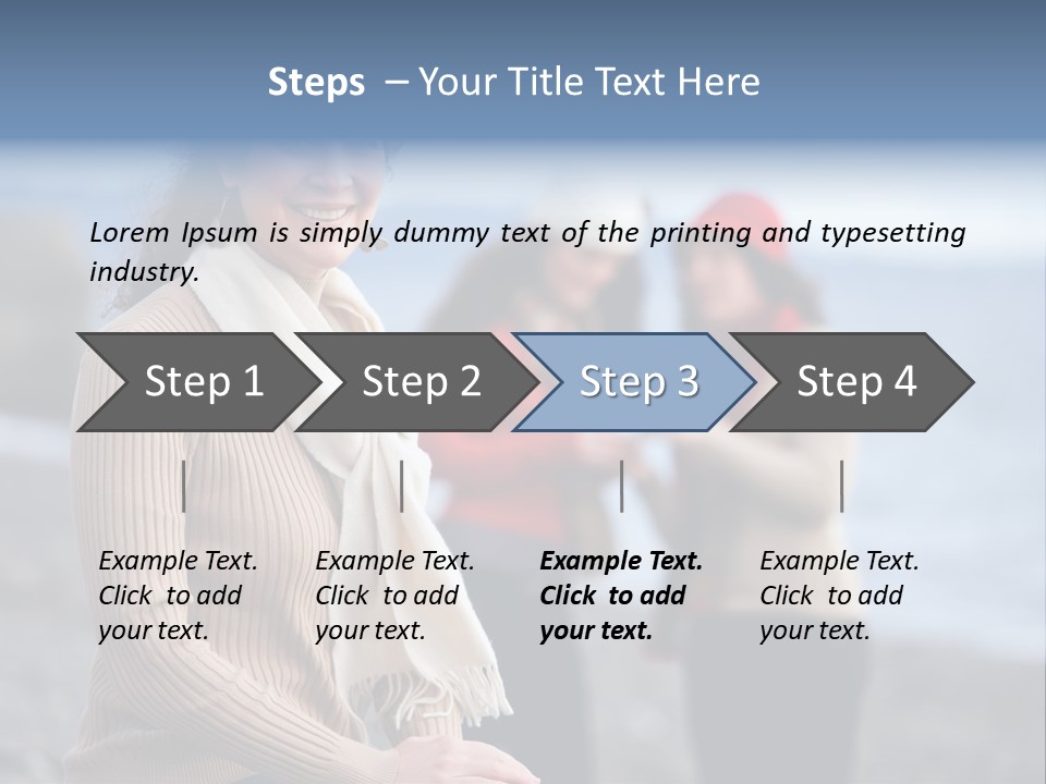 Sisterhood Daughters White PowerPoint Template