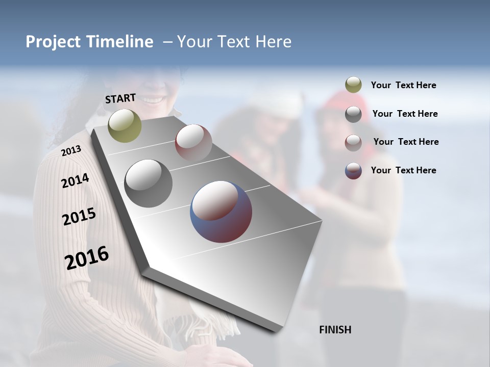 Sisterhood Daughters White PowerPoint Template