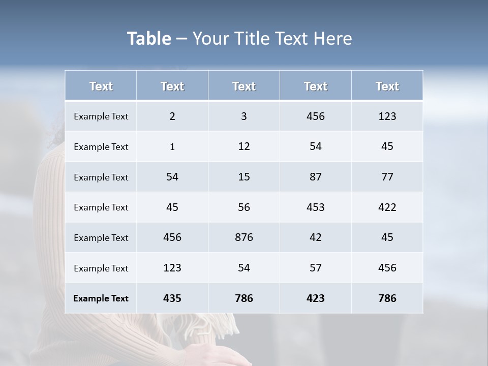 Sisterhood Daughters White PowerPoint Template