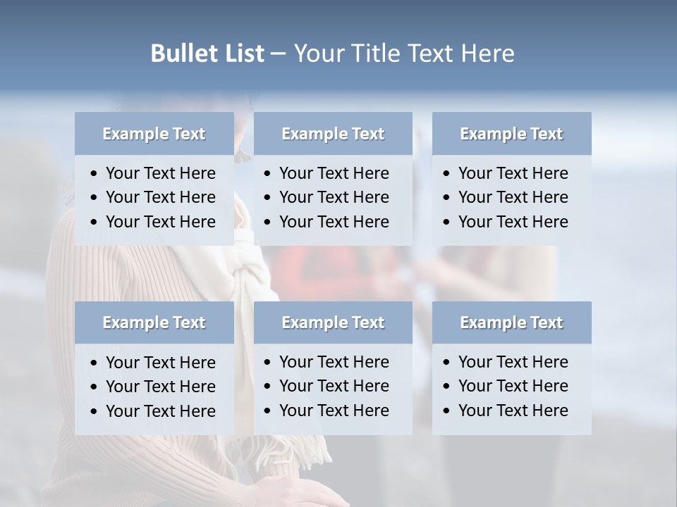 Sisterhood Daughters White PowerPoint Template