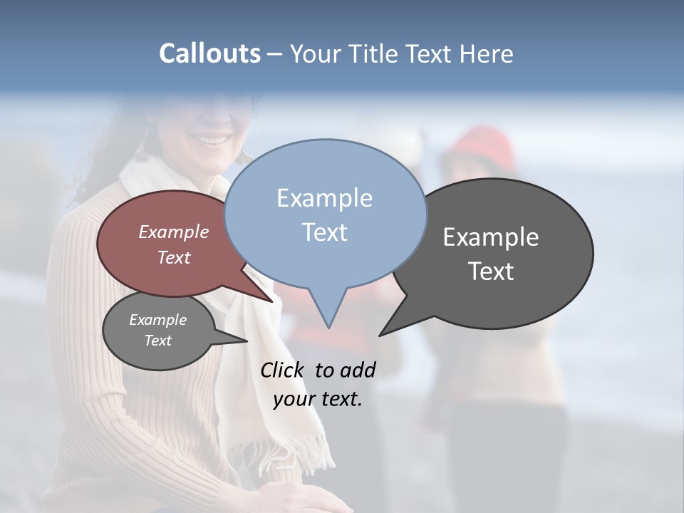 Sisterhood Daughters White PowerPoint Template