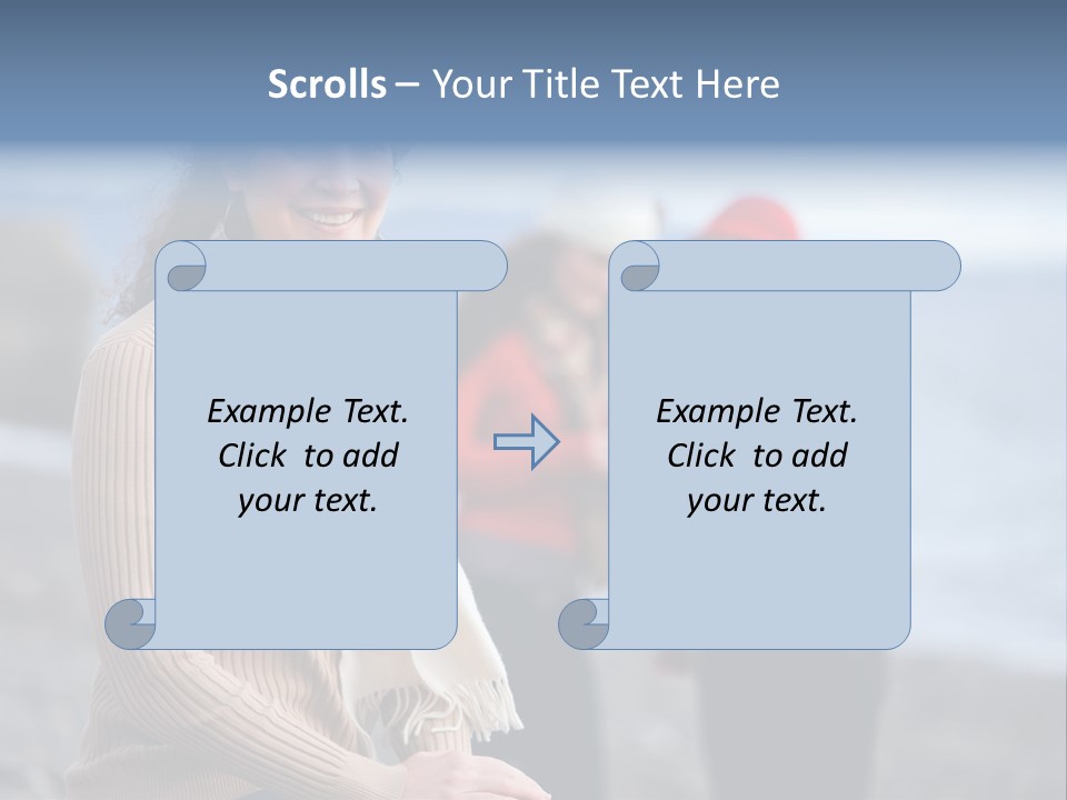 Sisterhood Daughters White PowerPoint Template