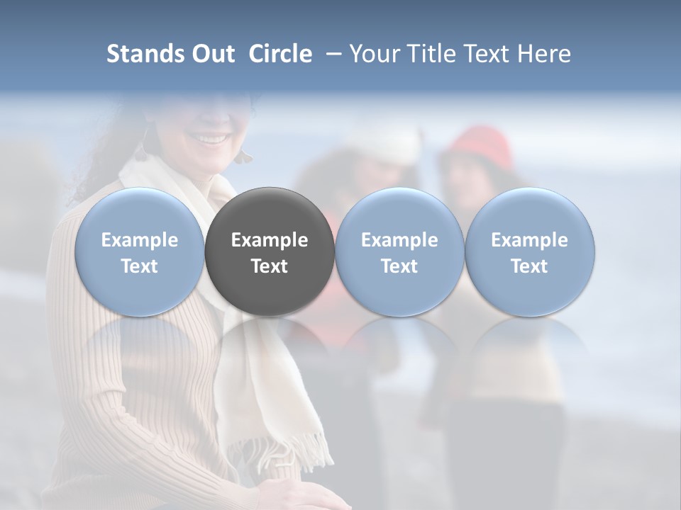 Sisterhood Daughters White PowerPoint Template