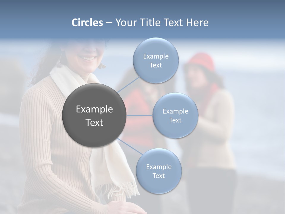 Sisterhood Daughters White PowerPoint Template