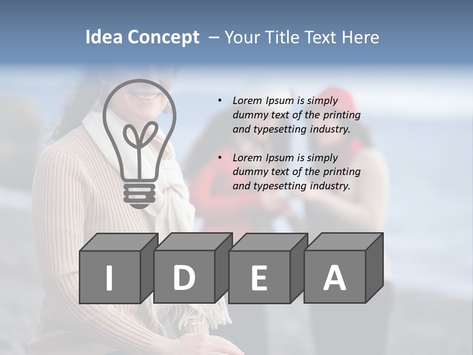 Sisterhood Daughters White PowerPoint Template