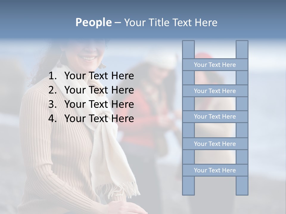 Sisterhood Daughters White PowerPoint Template