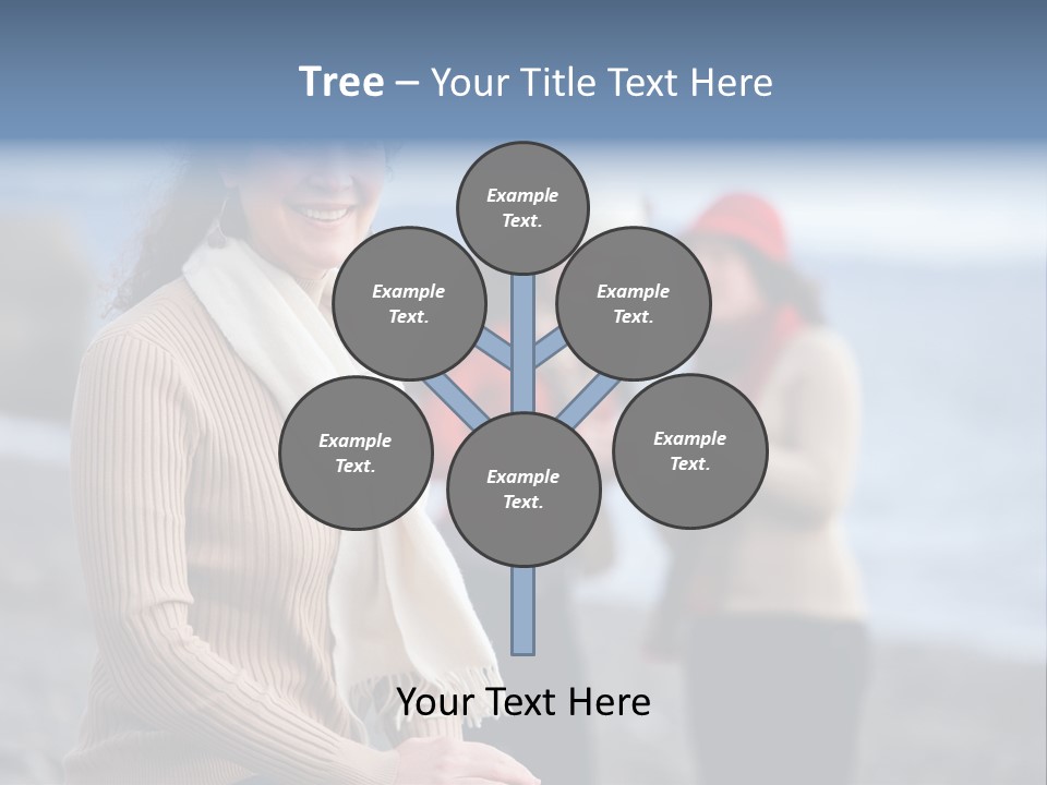 Sisterhood Daughters White PowerPoint Template