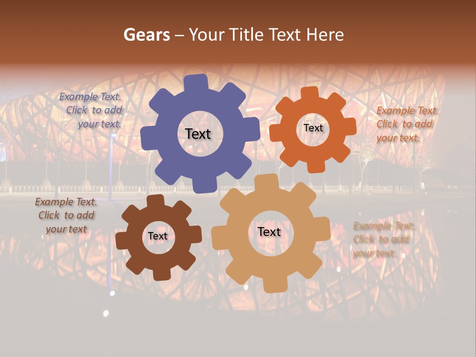 Lamp Style Window PowerPoint Template