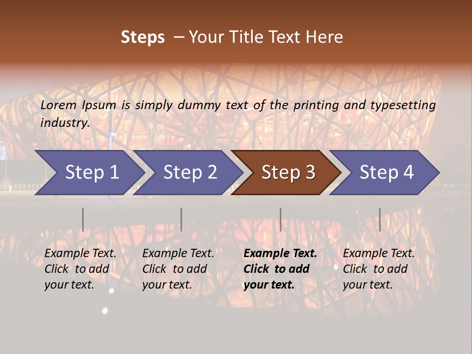 Lamp Style Window PowerPoint Template