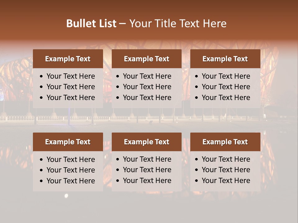 Lamp Style Window PowerPoint Template