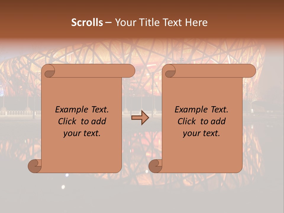 Lamp Style Window PowerPoint Template
