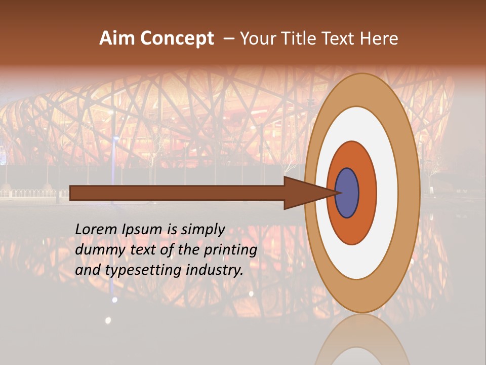 Lamp Style Window PowerPoint Template