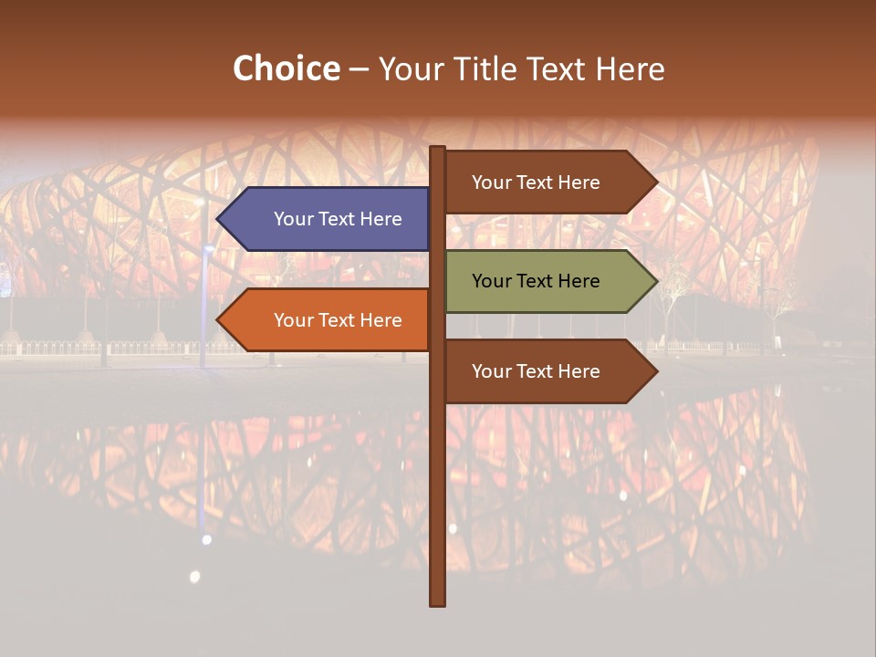 Lamp Style Window PowerPoint Template