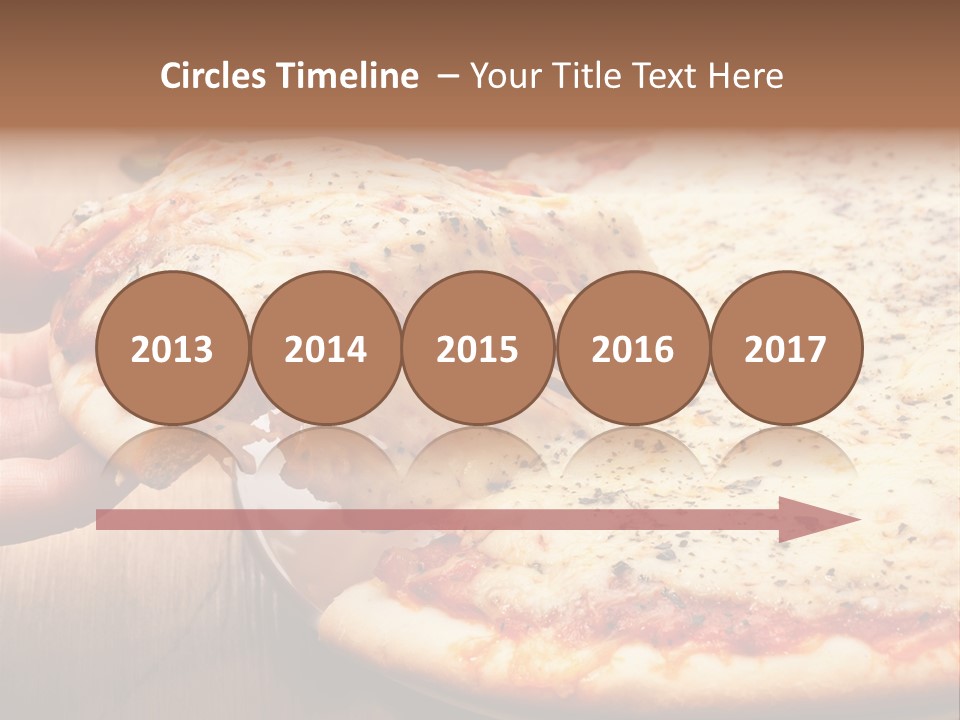 A Person Holding A Slice Of Pizza On A Plate PowerPoint Template