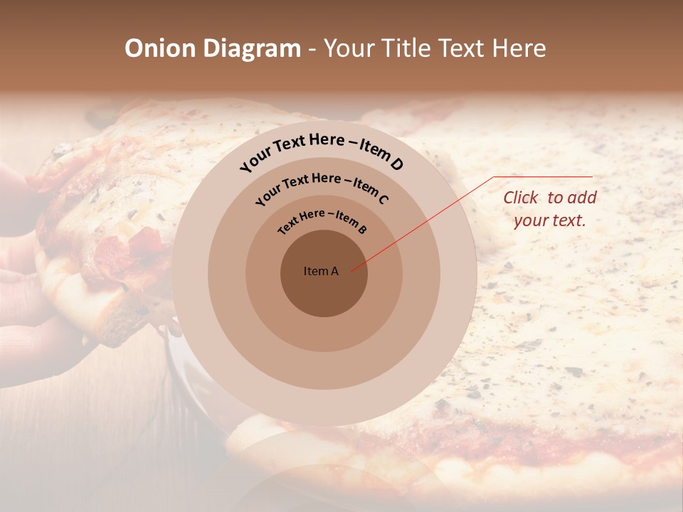 A Person Holding A Slice Of Pizza On A Plate PowerPoint Template