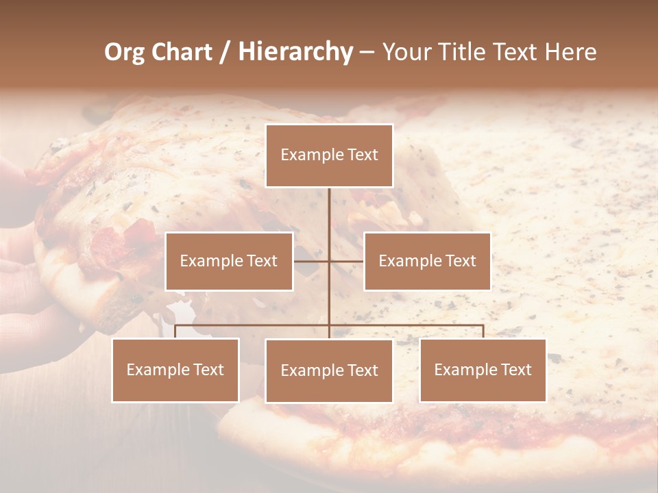 A Person Holding A Slice Of Pizza On A Plate PowerPoint Template