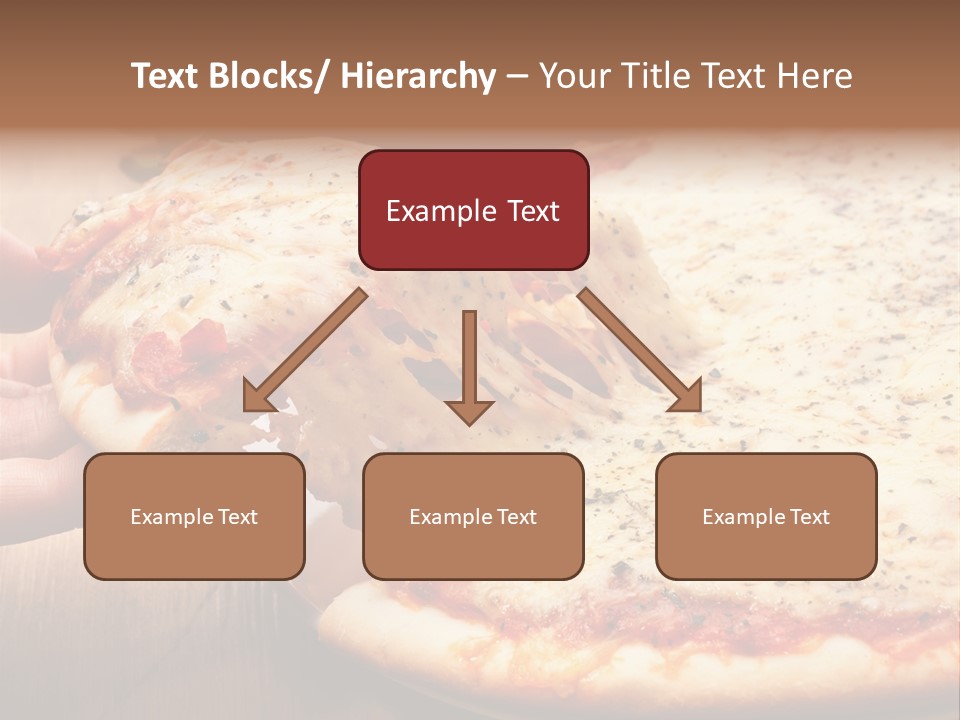A Person Holding A Slice Of Pizza On A Plate PowerPoint Template