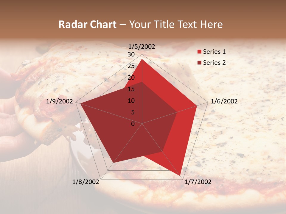 A Person Holding A Slice Of Pizza On A Plate PowerPoint Template