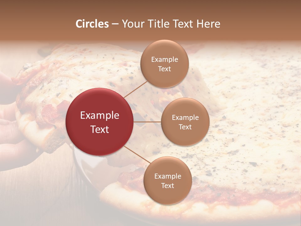 A Person Holding A Slice Of Pizza On A Plate PowerPoint Template