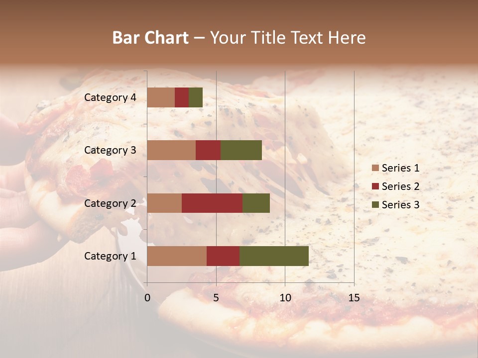 A Person Holding A Slice Of Pizza On A Plate PowerPoint Template