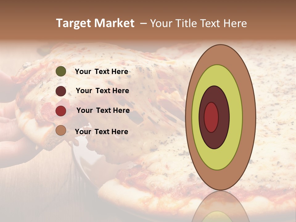 A Person Holding A Slice Of Pizza On A Plate PowerPoint Template