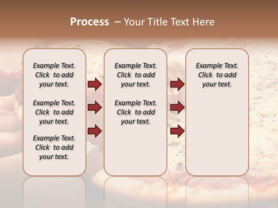A Person Holding A Slice Of Pizza On A Plate PowerPoint Template