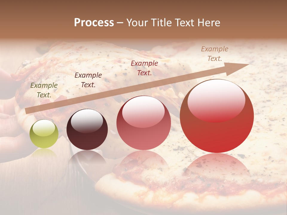 A Person Holding A Slice Of Pizza On A Plate PowerPoint Template