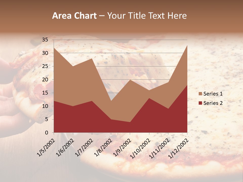 A Person Holding A Slice Of Pizza On A Plate PowerPoint Template