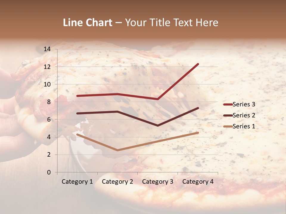 A Person Holding A Slice Of Pizza On A Plate PowerPoint Template