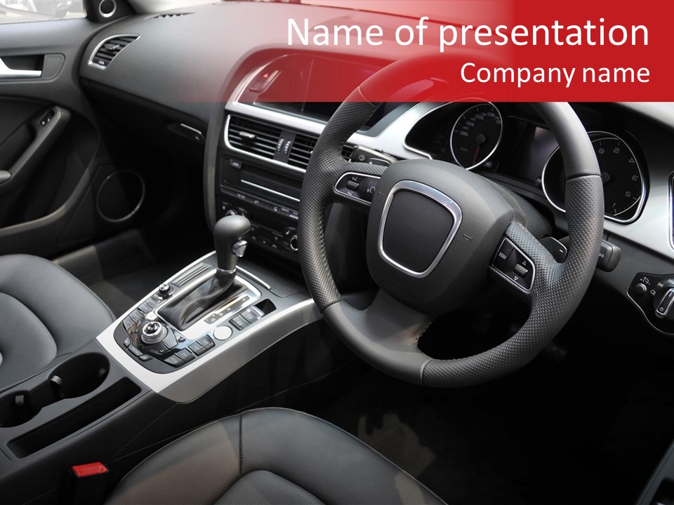 Speed Control Car PowerPoint Template