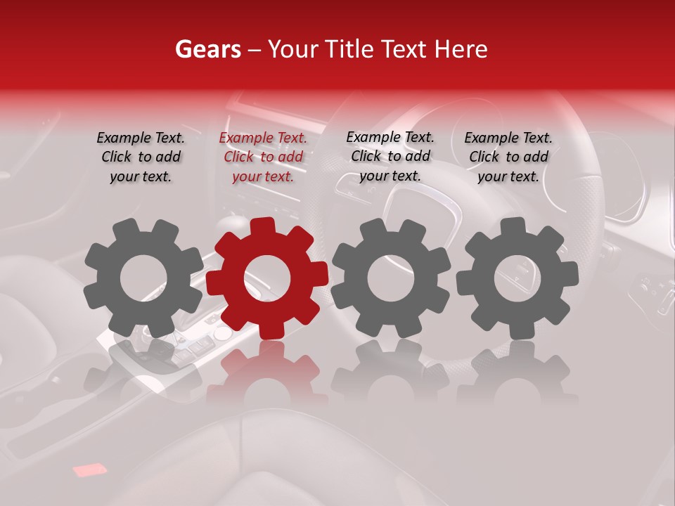 Speed Control Car PowerPoint Template