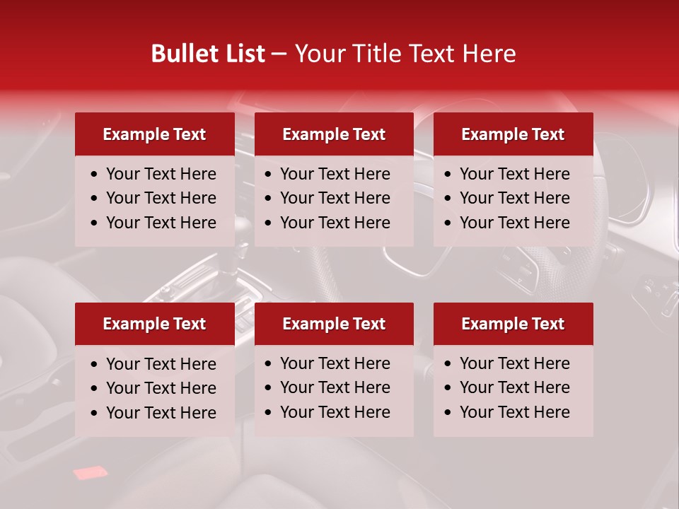 Speed Control Car PowerPoint Template