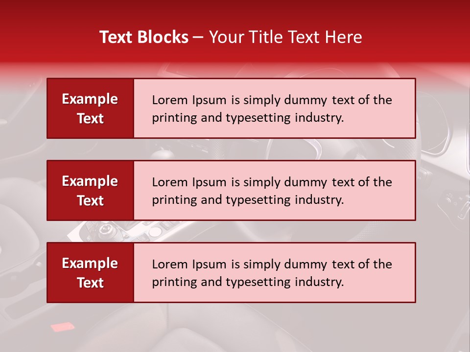 Speed Control Car PowerPoint Template
