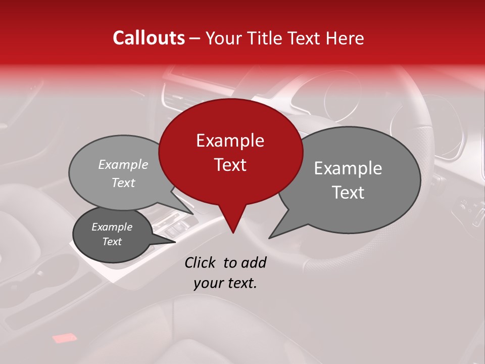 Speed Control Car PowerPoint Template