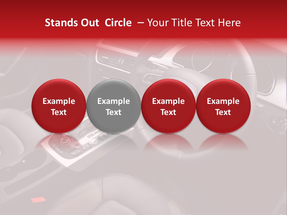 Speed Control Car PowerPoint Template