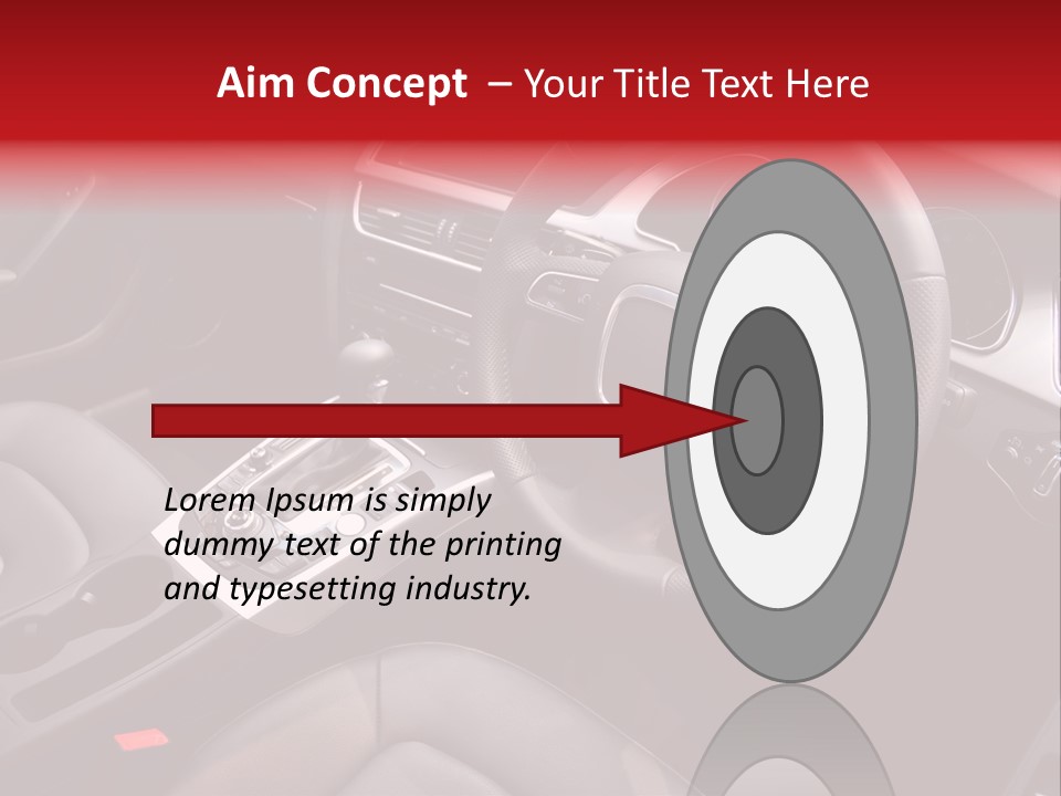 Speed Control Car PowerPoint Template